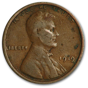 Buy 1919 Lincoln Cent Good/VF - Click Image to Close