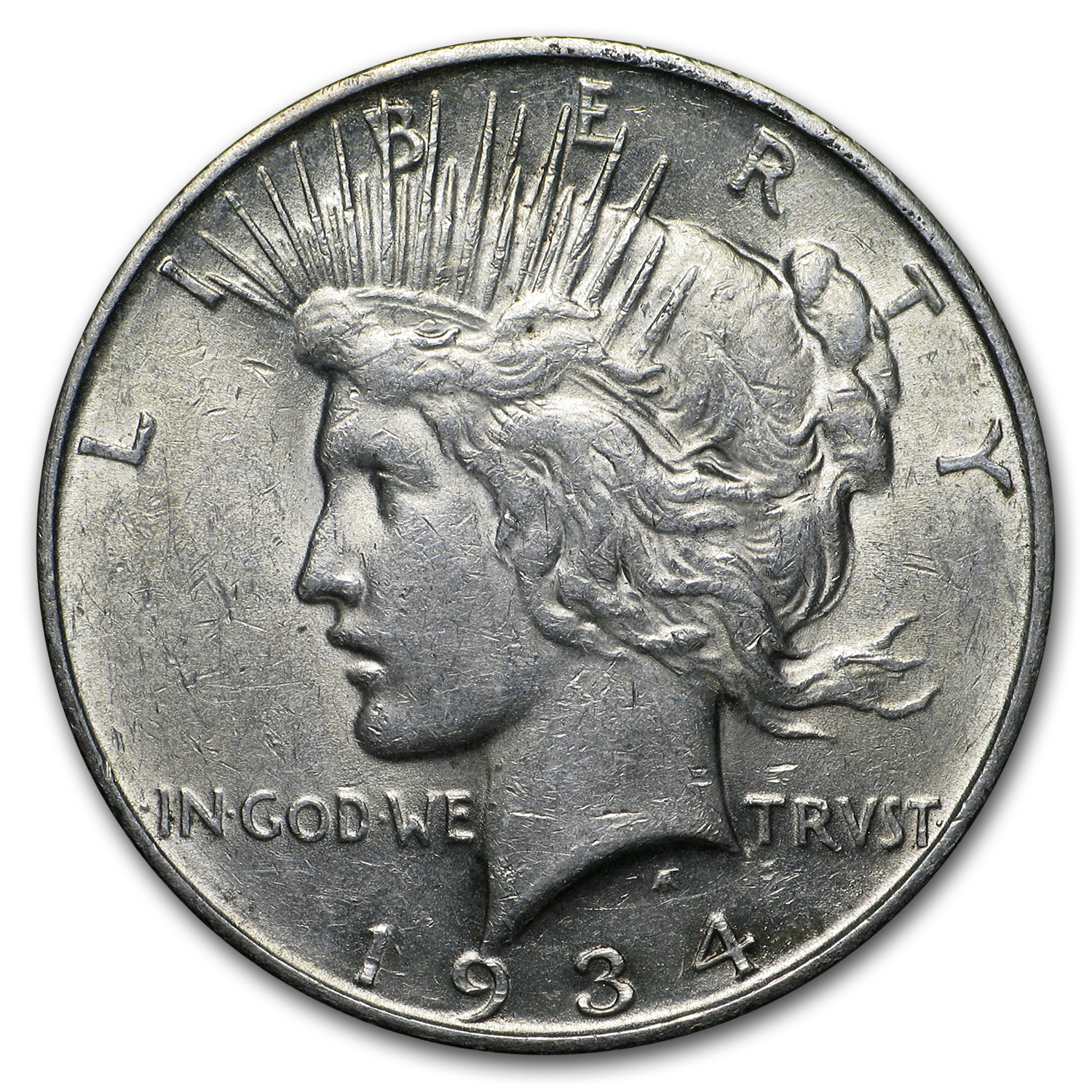 Buy 1934-D Peace Dollar XF - Click Image to Close