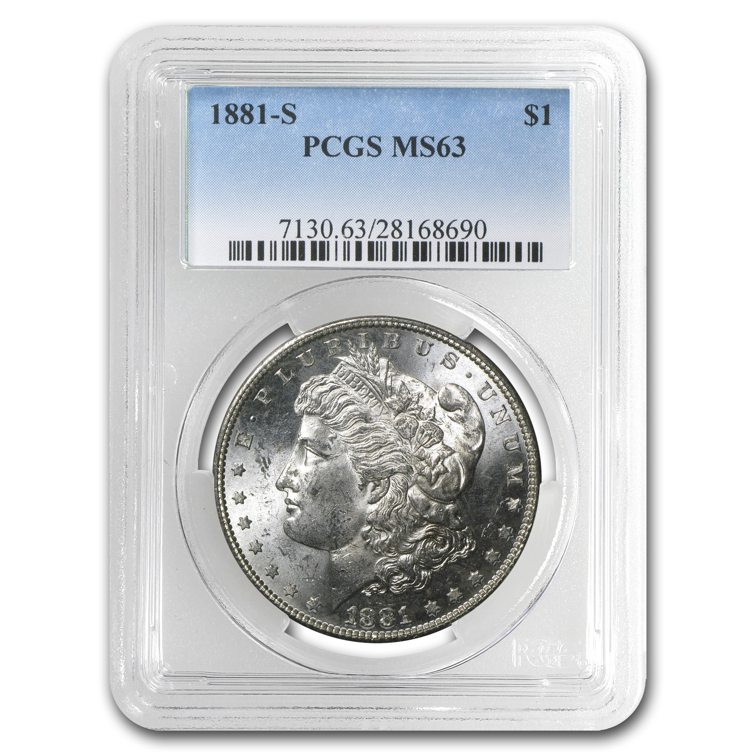 Buy 1881-S Morgan Dollar MS-63 PCGS - Click Image to Close