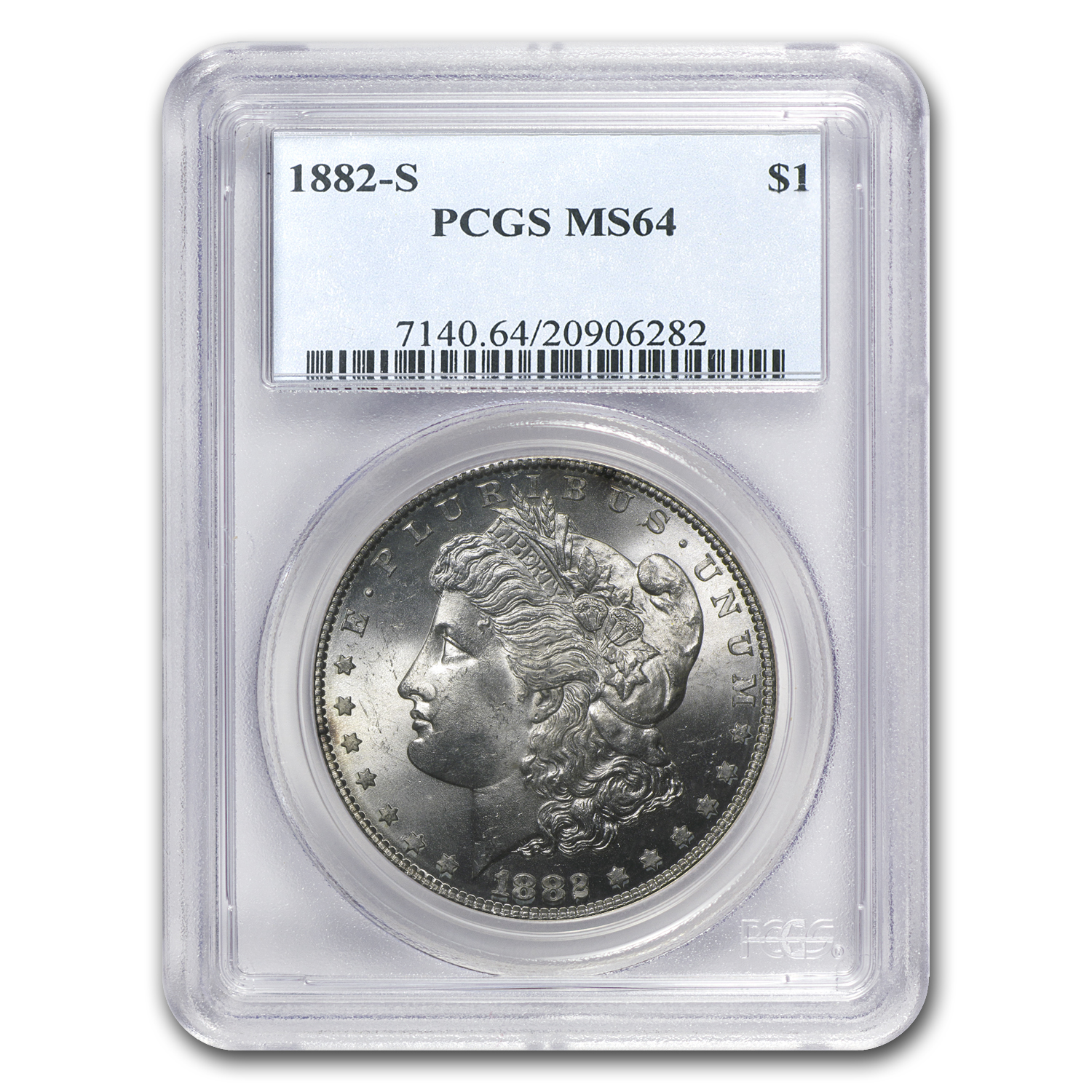 Buy 1882-S Morgan Dollar MS-64 PCGS - Click Image to Close