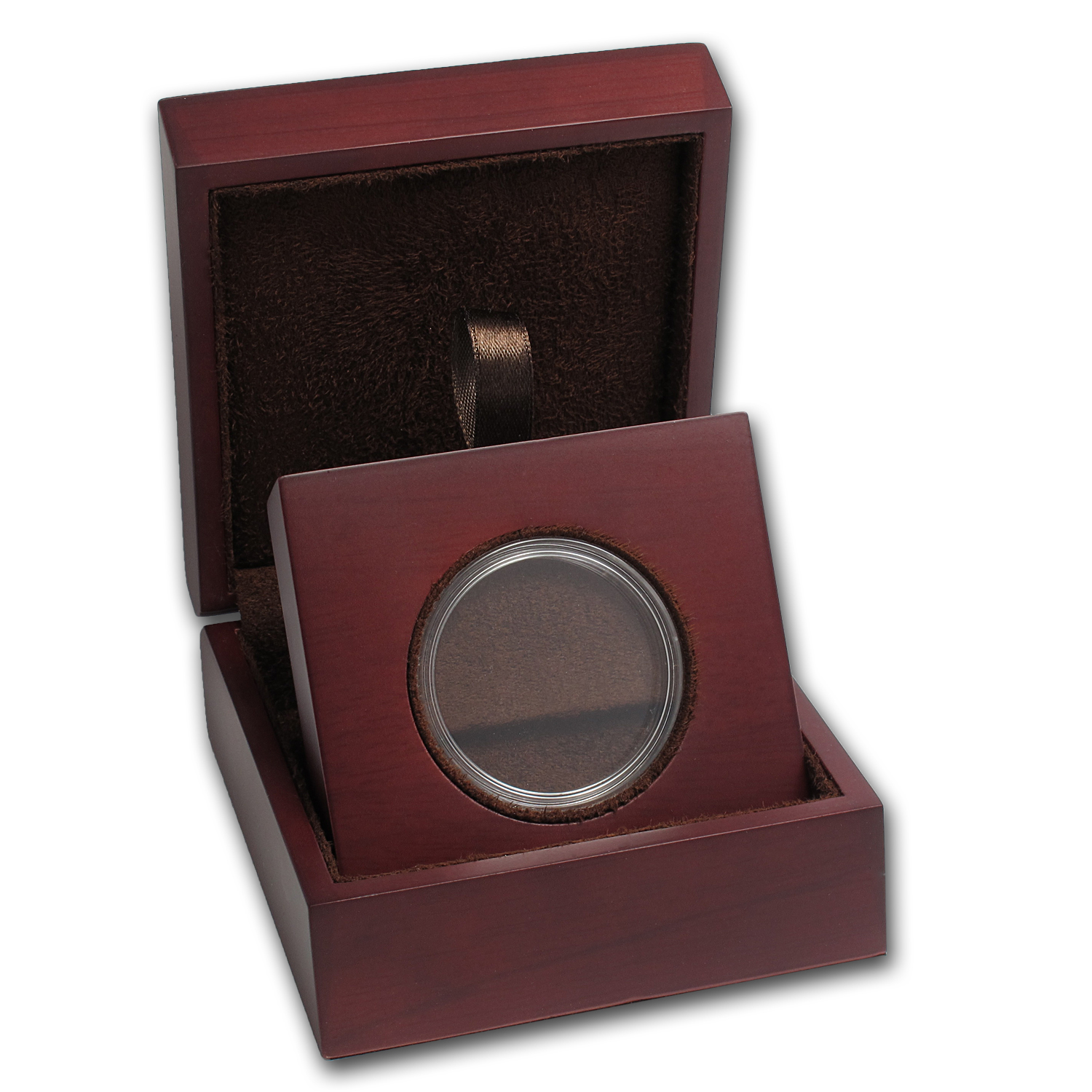 Buy APMEX Wood Gift Box - Includes 38 mm Direct Fit Air-Tite Holder - Click Image to Close