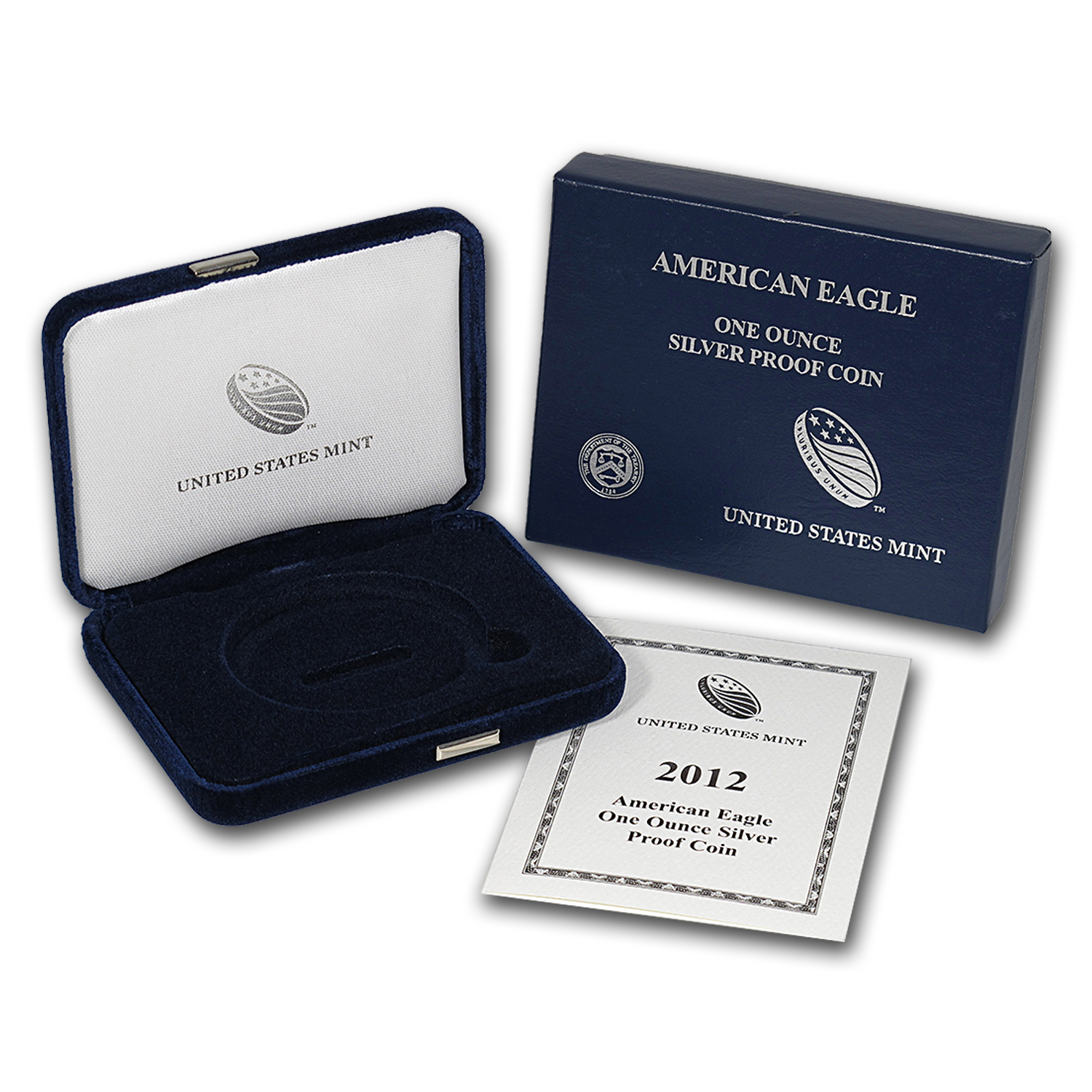 Buy OGP - 2012 Silver American Eagle Proof (Empty Box & COA) - Click Image to Close