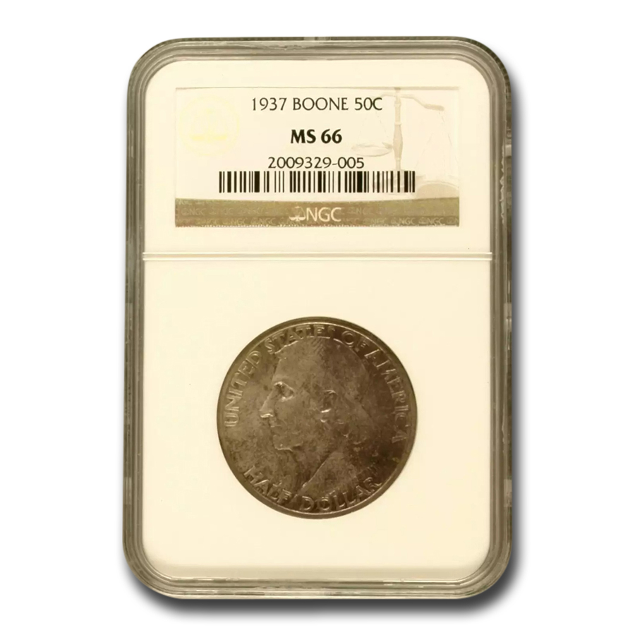 Buy 1937 Daniel Boone Half Dollar MS-66 NGC - Click Image to Close