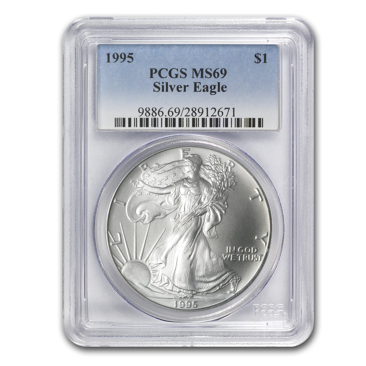 Buy 1995 American Silver Eagle MS-69 PCGS - Click Image to Close