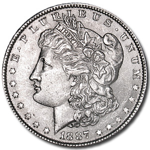 Buy 1887 Morgan Dollar AU - Click Image to Close