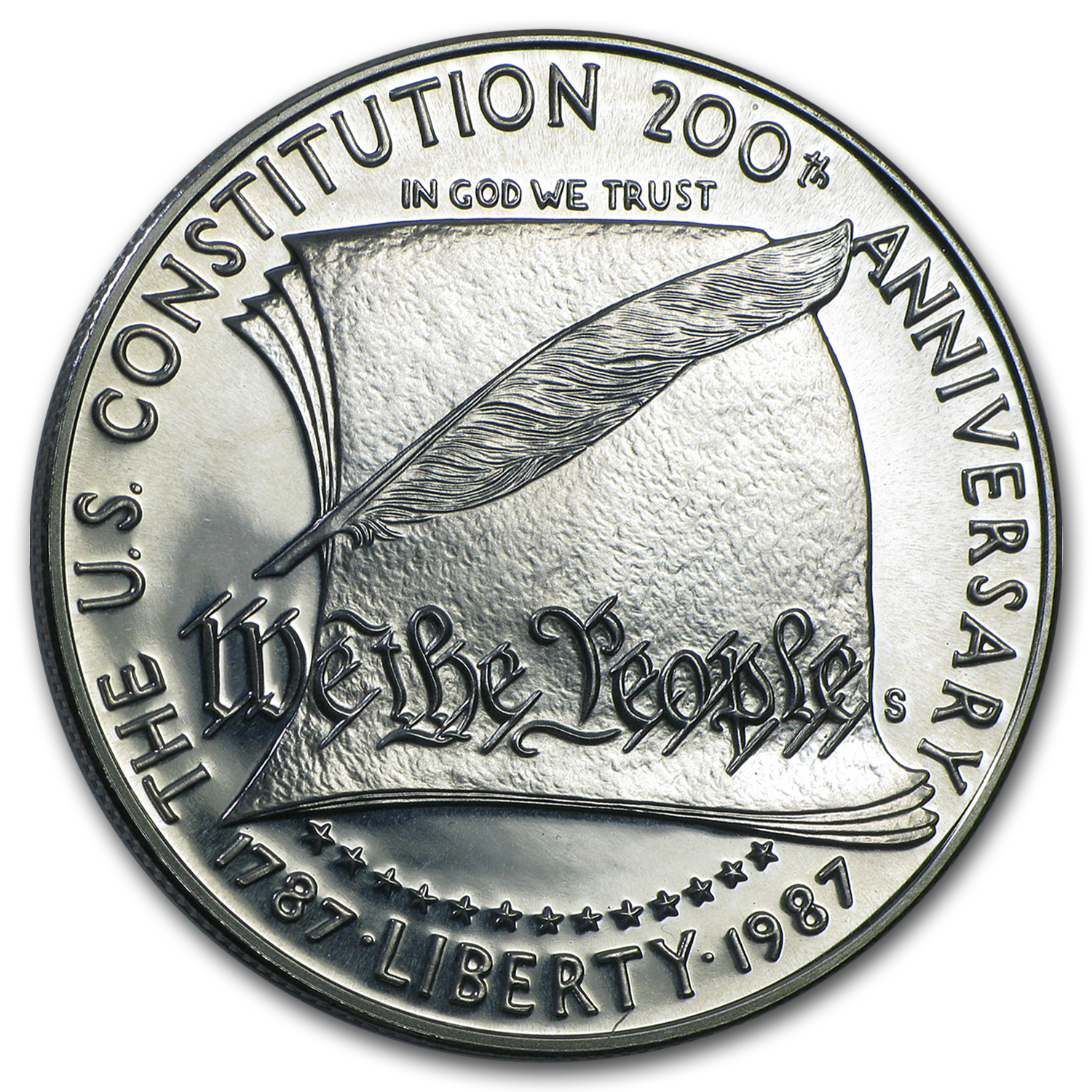 Buy 1987-S Constitution $1 Silver Commem Proof (Capsule Only) - Click Image to Close