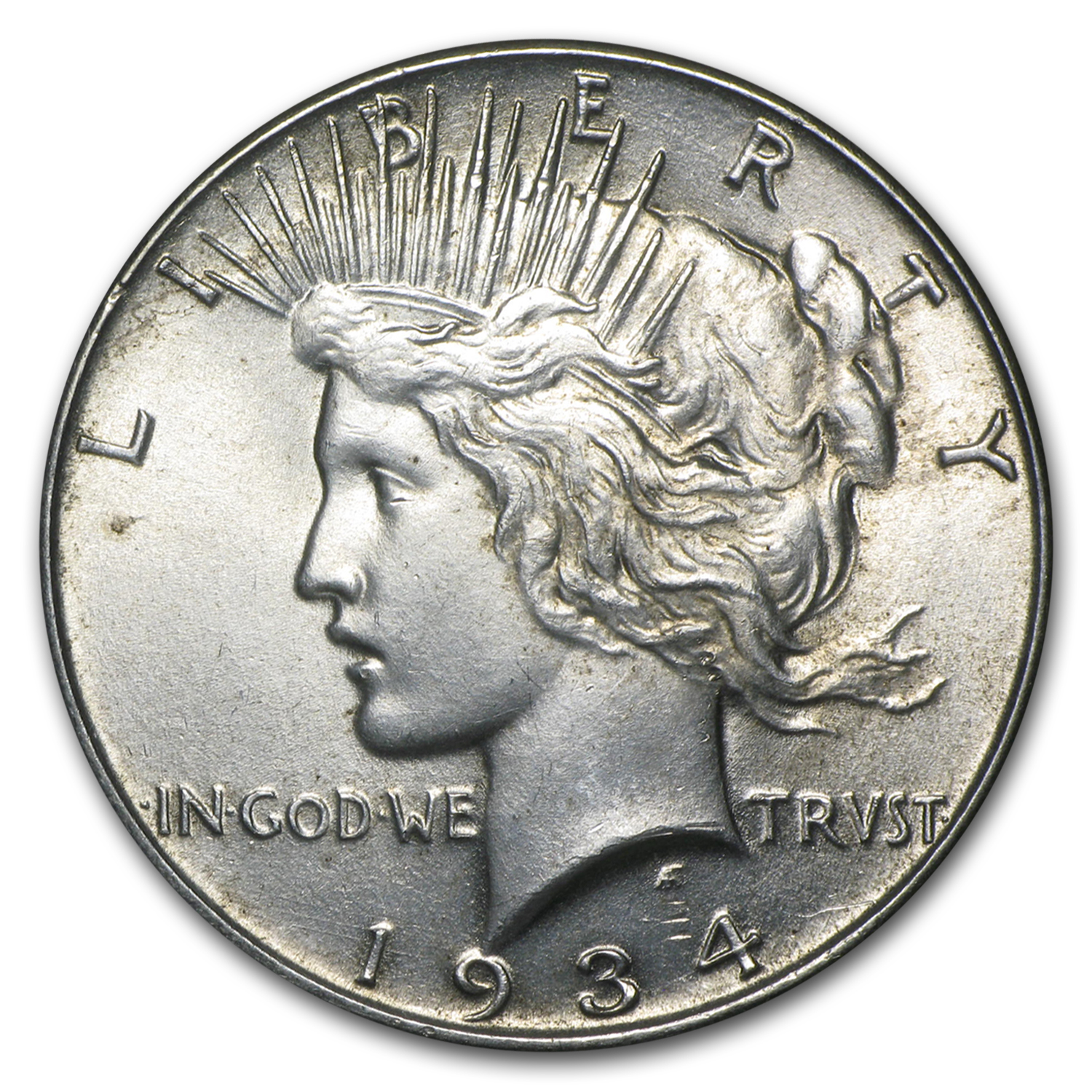 Buy 1934 Peace Dollar AU - Click Image to Close