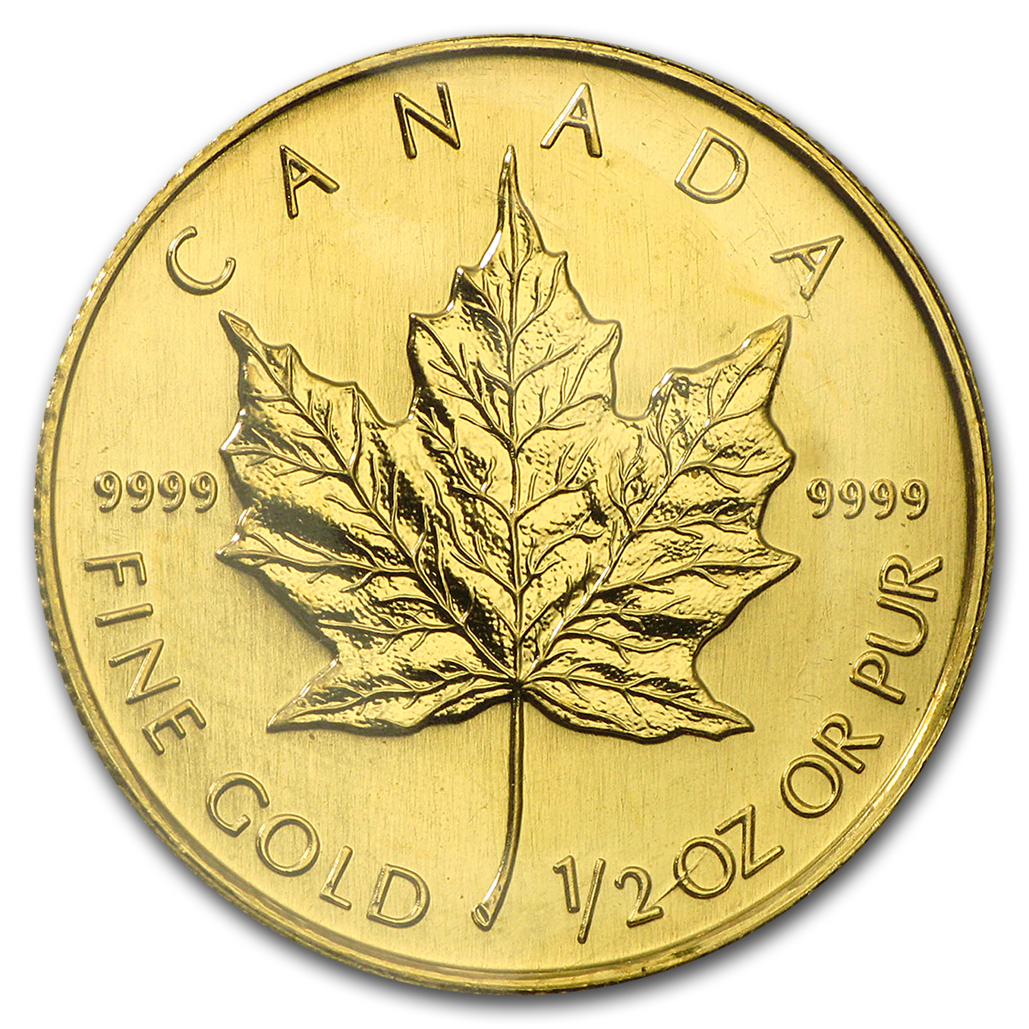 Buy 2002 Canada 1/2 oz Gold Maple Leaf BU - Click Image to Close