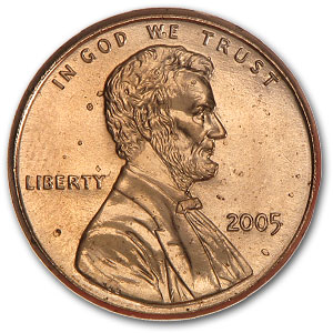 Buy 2005 Lincoln Cent BU (Red) - Click Image to Close