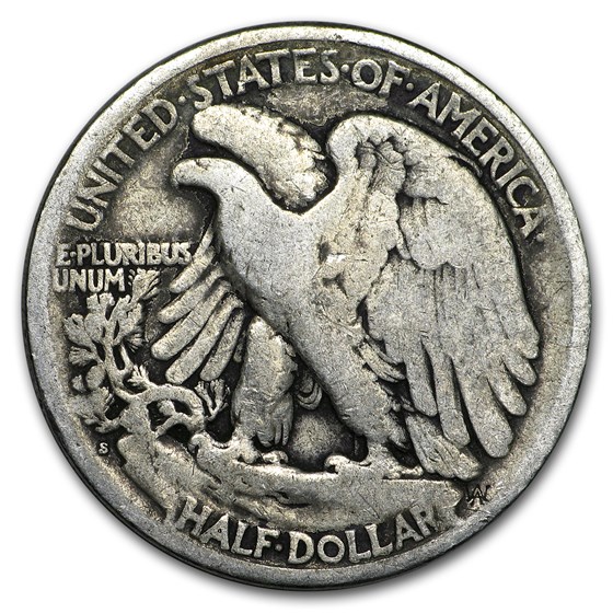 1920 Walking Liberty Half Dollar Good/VG