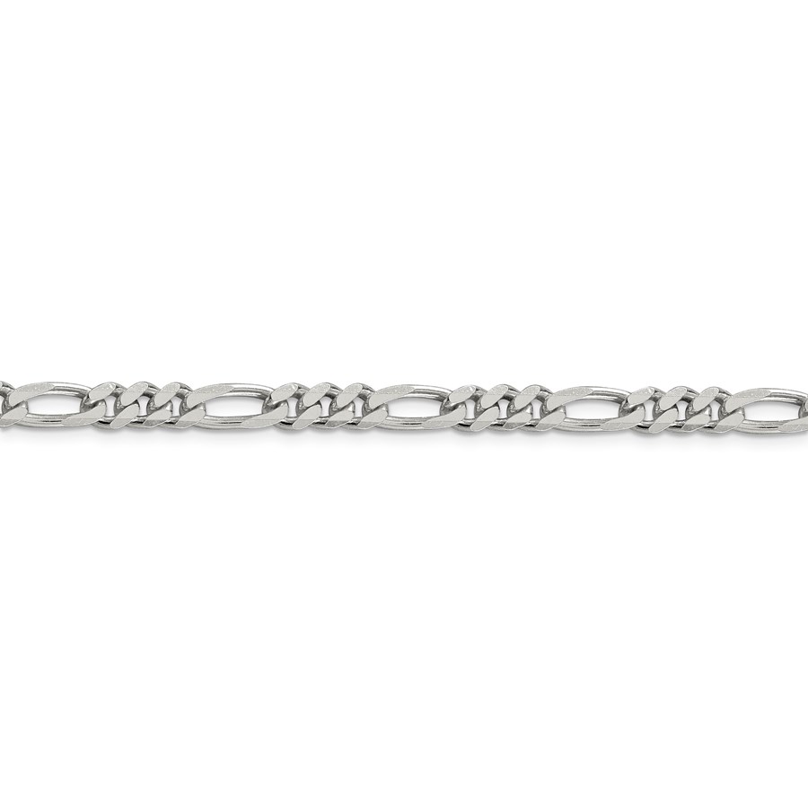 Sterling Silver 5.25 mm Figaro Chain - 20 in.