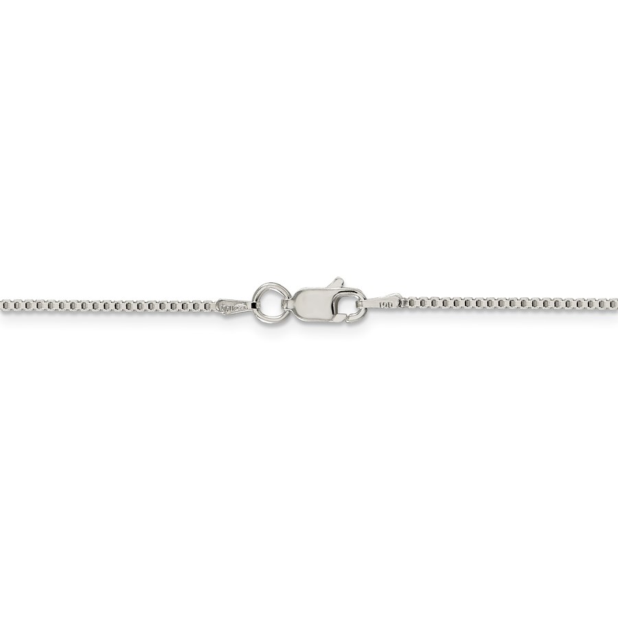 Sterling Silver 1.25 mm Box Chain - 30 in.