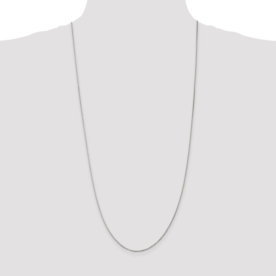 Sterling Silver 1.25 mm Box Chain - 30 in.