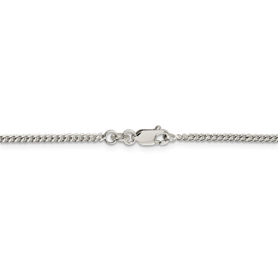 Sterling Silver 2 mm Curb Chain - 24 in.