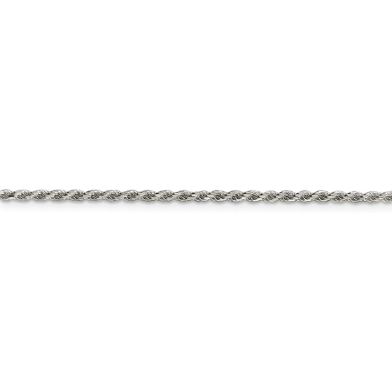Sterling Silver 1.75 mm Diamond Cut Rope Chain - 30 in.