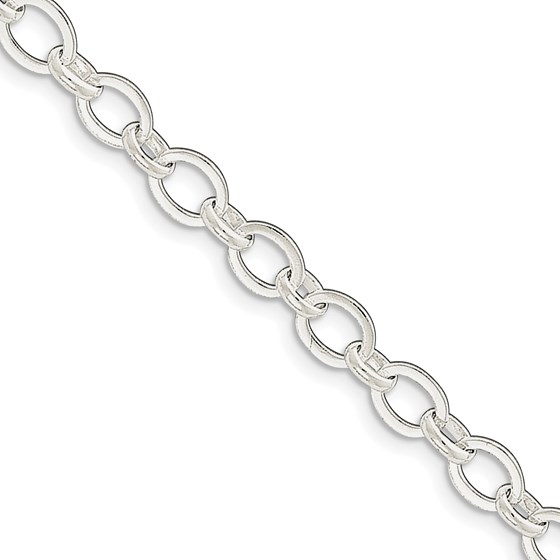 Sterling Silver Fancy Link Bracelet - 7.5 in.