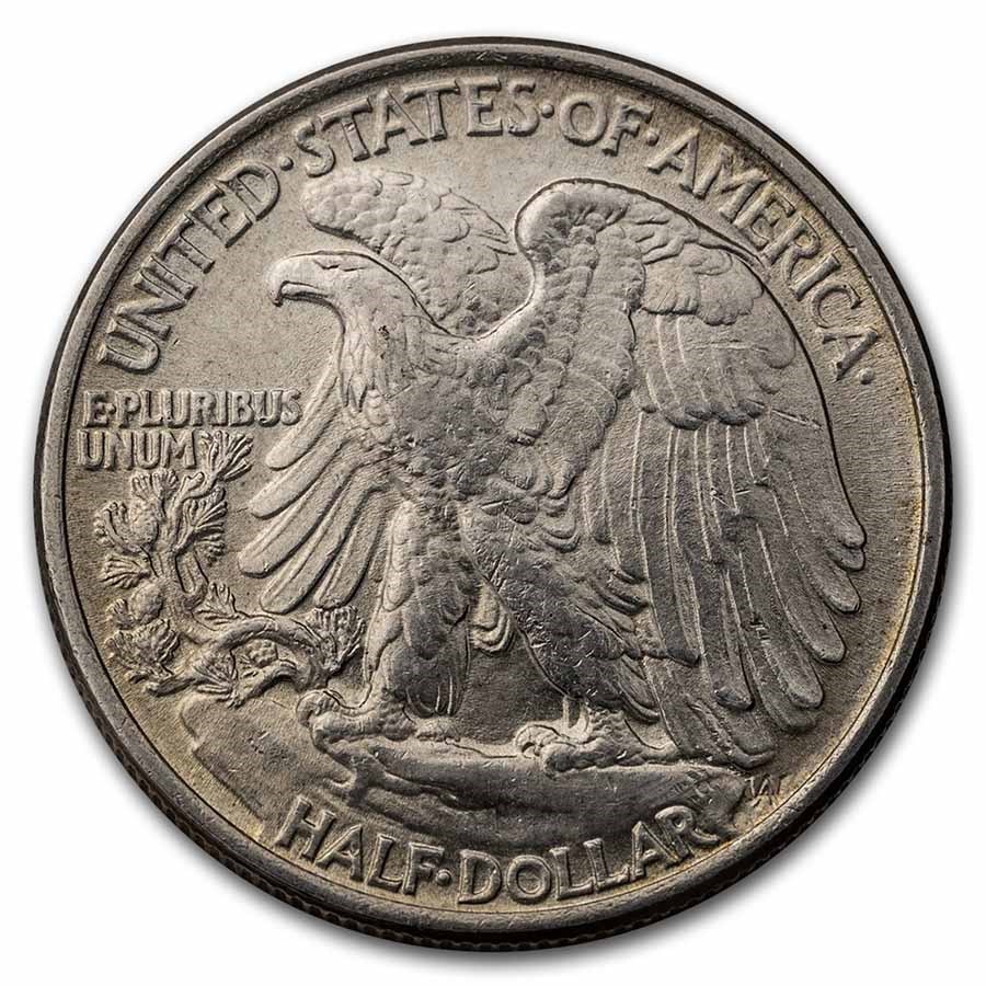 1947 Walking Liberty Half Dollar AU