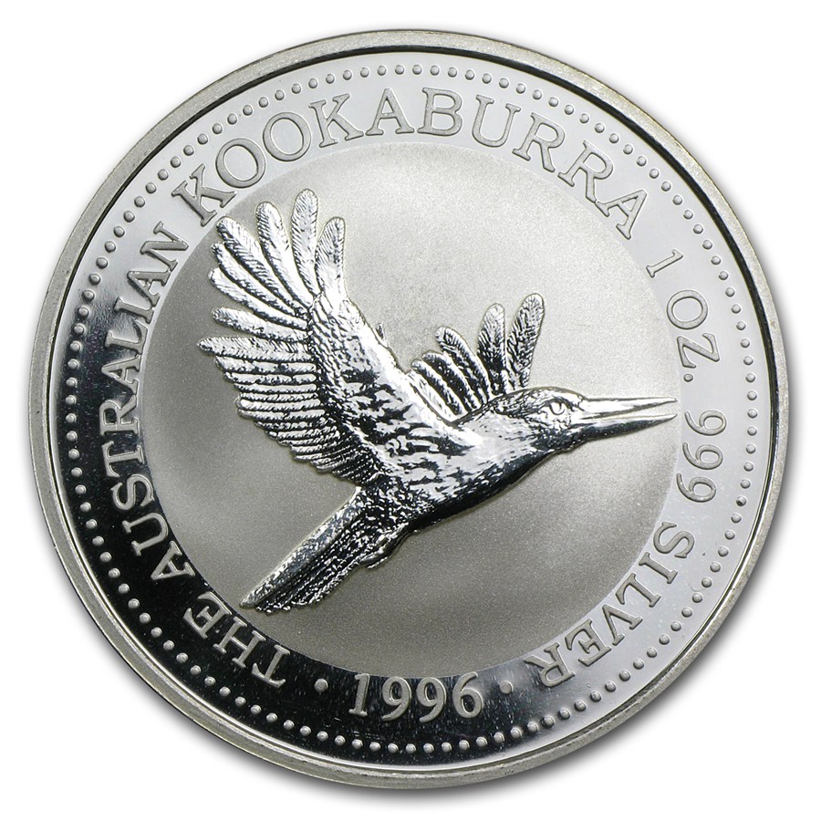 1996 Australia 1 oz Silver Kookaburra BU 1996 Australia 1 oz Silver Kookaburra BU