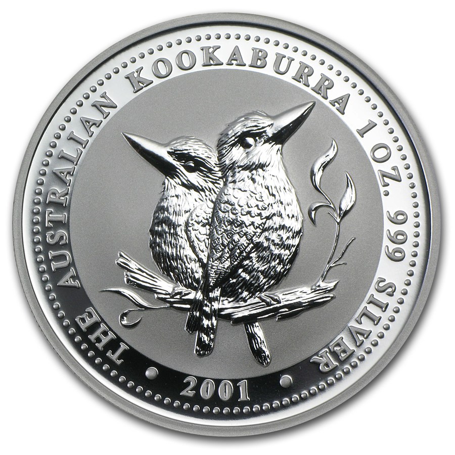 2001 Australia 1 oz Silver Kookaburra BU 2001 Australia 1 oz Silver Kookaburra BU