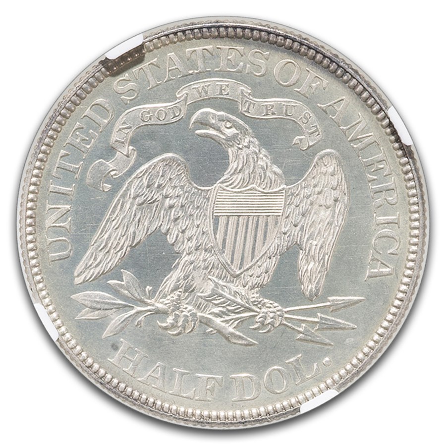 1874 Liberty Seated Half Dollar w/Arrows PF-65 NGC