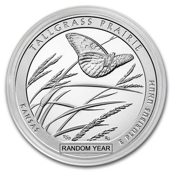 5 oz Silver ATB (Random Year) BU