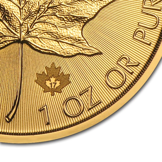 2017 Canada 1 oz Gold Maple Leaf BU