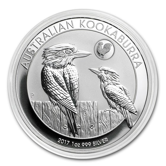 2017 Australia 1 oz Silver Kookaburra BU (Rooster Privy)