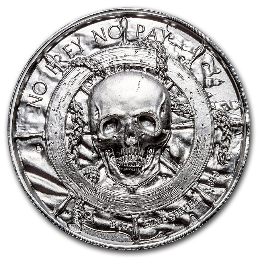 2 oz Silver UHR Round - Privateer Series: The Plank