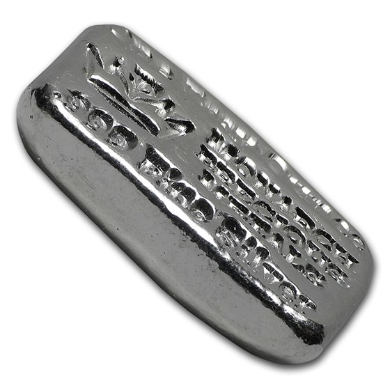 1 oz Hand Poured Silver Bar - MPM