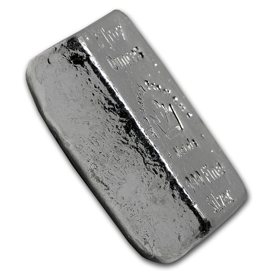 2 oz Hand Poured Silver Bar - MPM