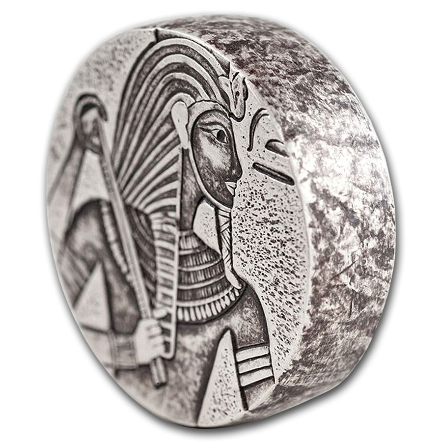 2016 Republic of Chad 5 oz Silver King Tut