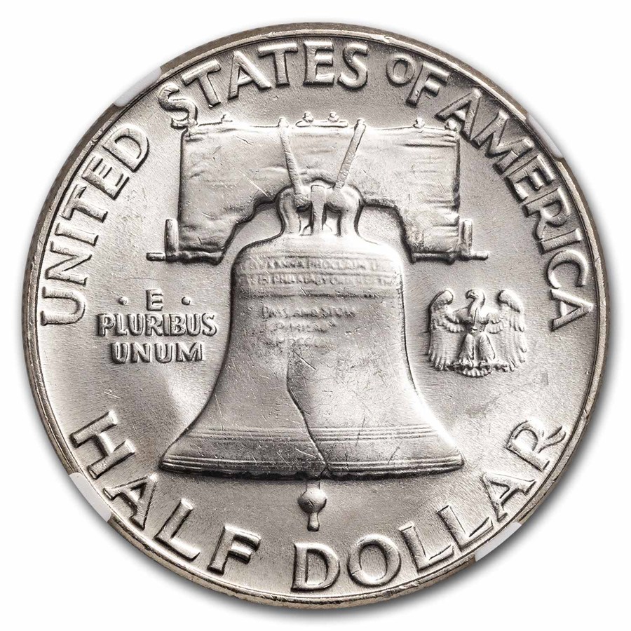 1956 Franklin Half Dollar MS-64 NGC