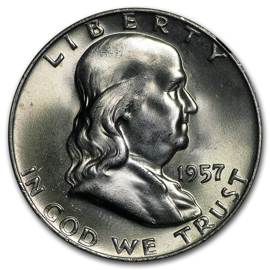1957-D Franklin Half Dollar MS-64 NGC