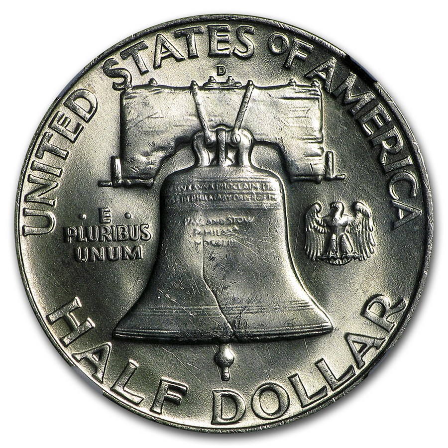 1957-D Franklin Half Dollar MS-64 NGC