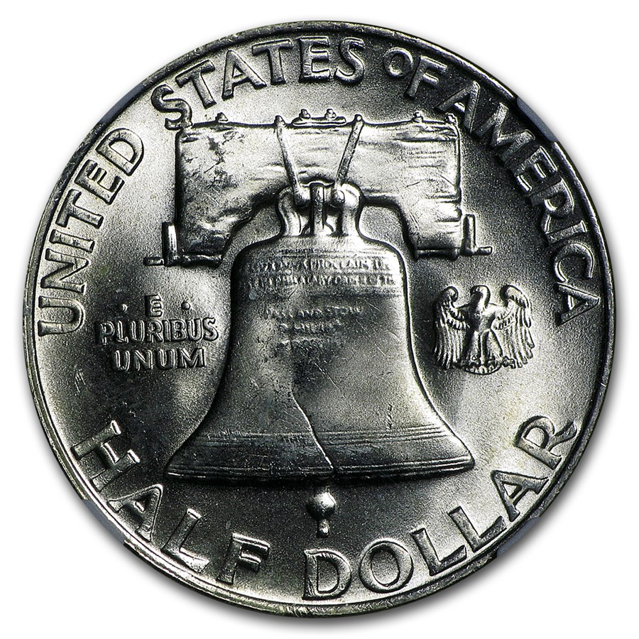 1959 Franklin Half Dollar MS-64 NGC