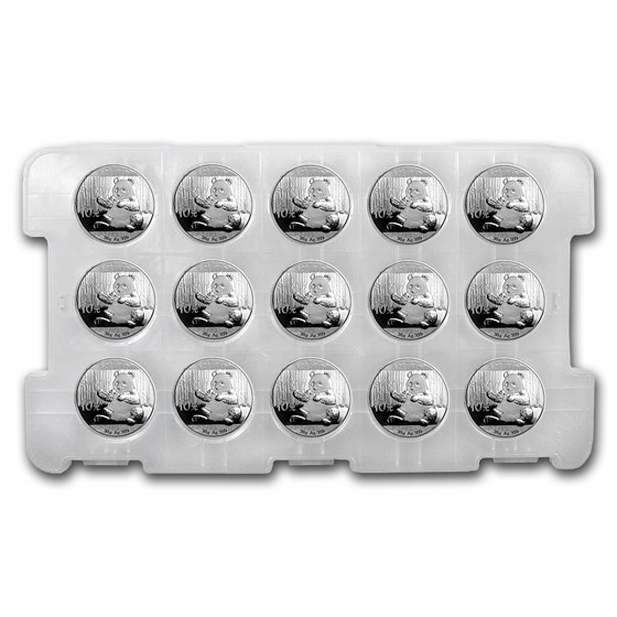 2017 China 30 gram Silver Panda BU (In Capsule)