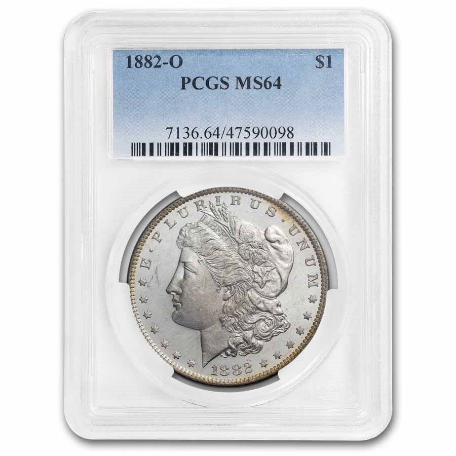 1882-O Morgan Dollar MS-64 PCGS