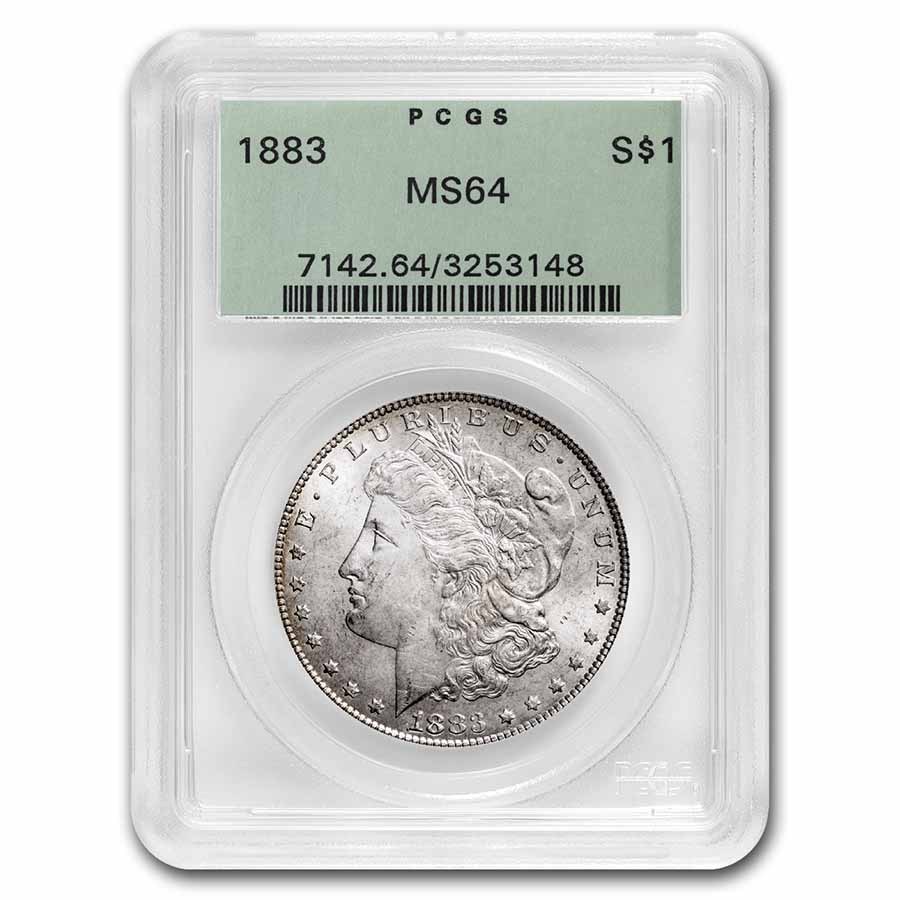 1883 Morgan Dollar MS-64 PCGS