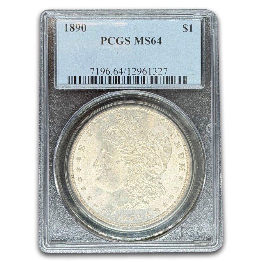 1890 Morgan Dollar MS-64 PCGS