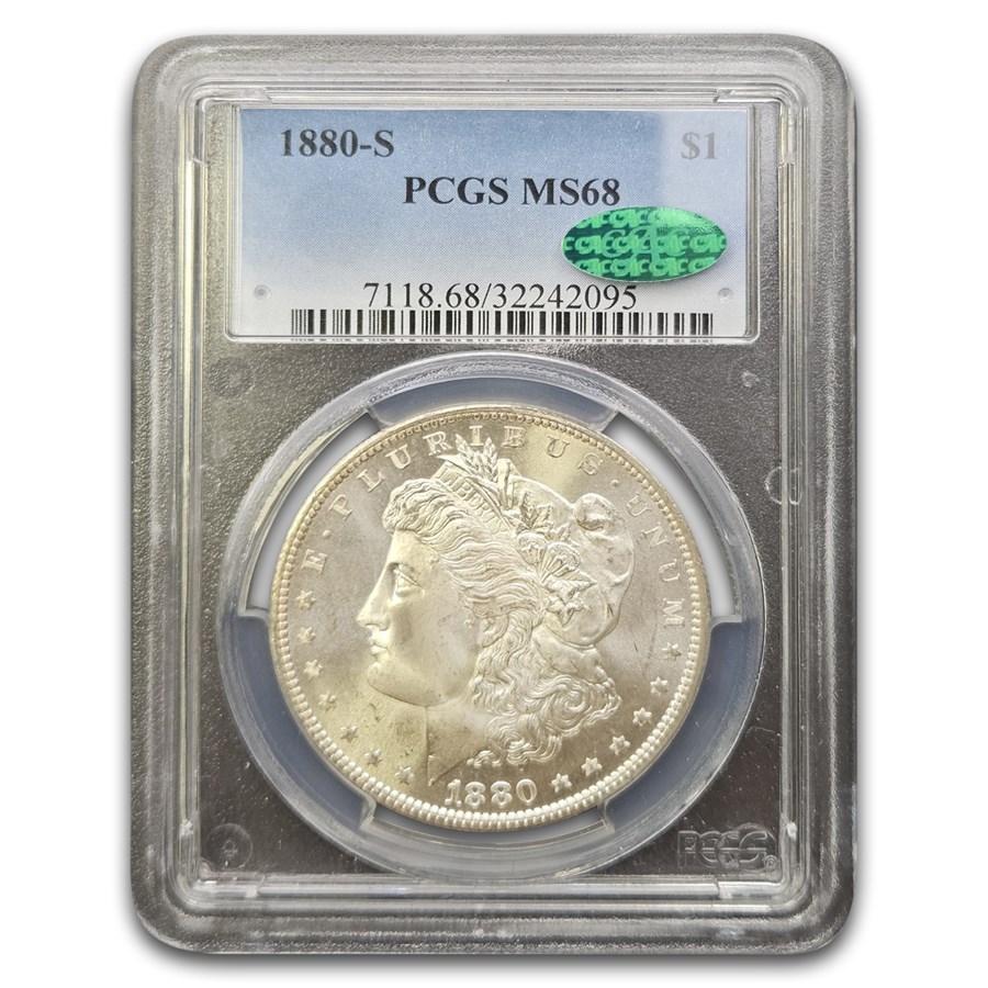 1880-S Morgan Dollar MS-68 PCGS CAC