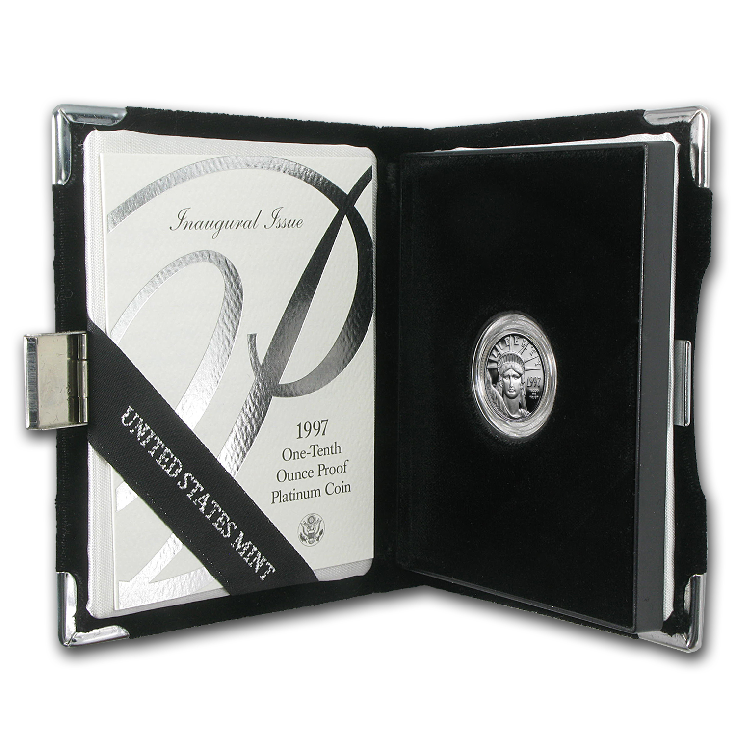 1997-W 1/10 oz Proof American Platinum Eagle (w/Box &amp; COA)