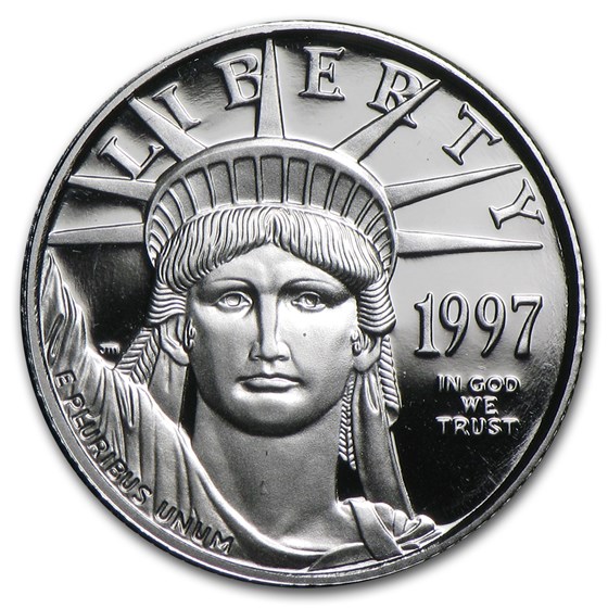 1997-W 1/10 oz Proof American Platinum Eagle (w/Box &amp; COA)