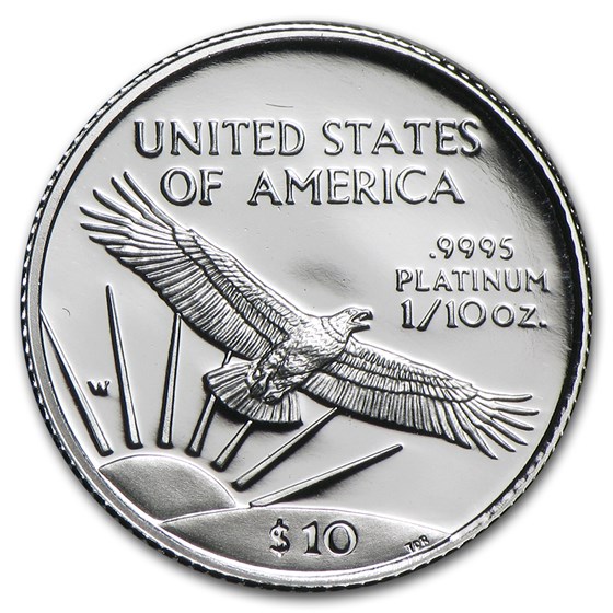 1997-W 1/10 oz Proof American Platinum Eagle (w/Box &amp; COA)