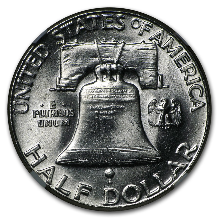 1958 Franklin Half Dollar MS-64 NGC