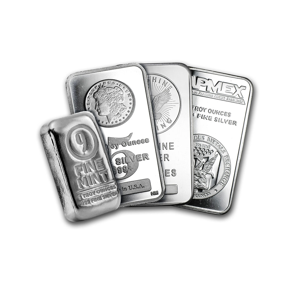 5 oz Silver Bar - Secondary Market 5 oz Silver Bar - Secondary Market