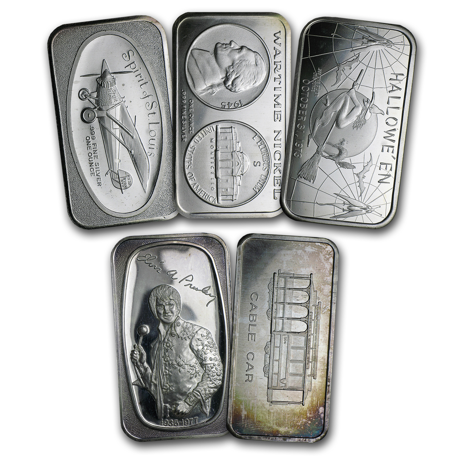 1 oz Silver Art Bar - Random Design