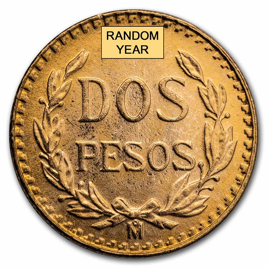 Mexico Gold 2 Pesos (Random) AU-BU