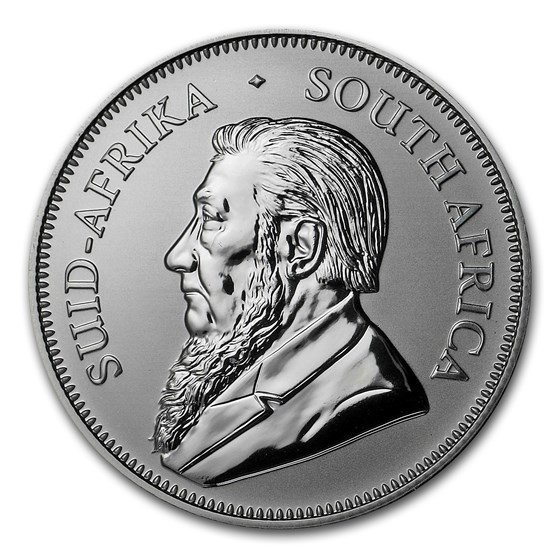 2017 South Africa 1 oz Silver Krugerrand Premium BU