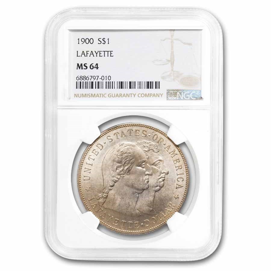 1900 Lafayette Dollar MS-64 NGC