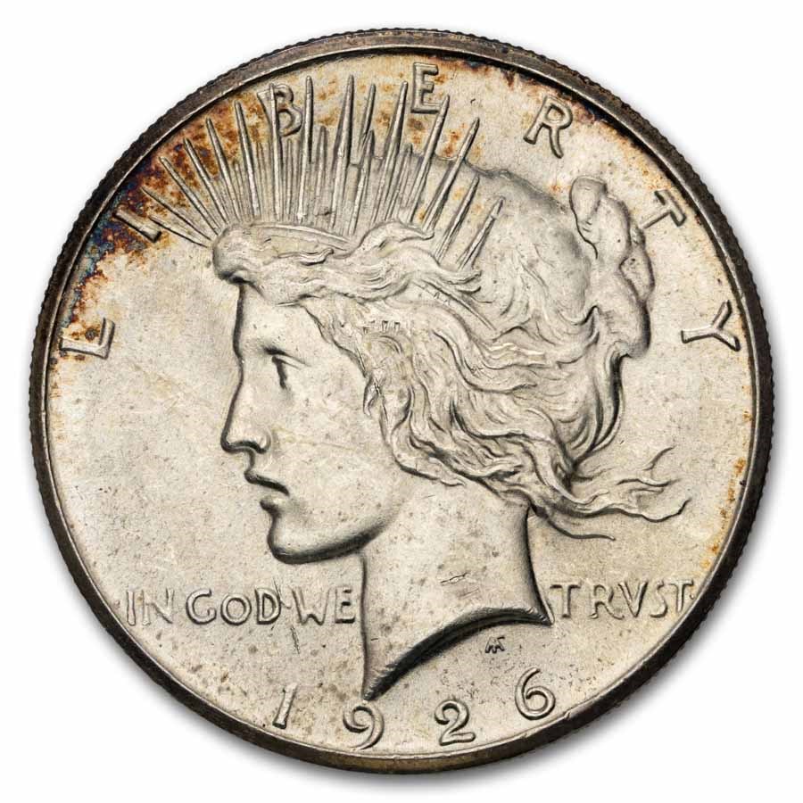 1926-S Peace Dollar BU